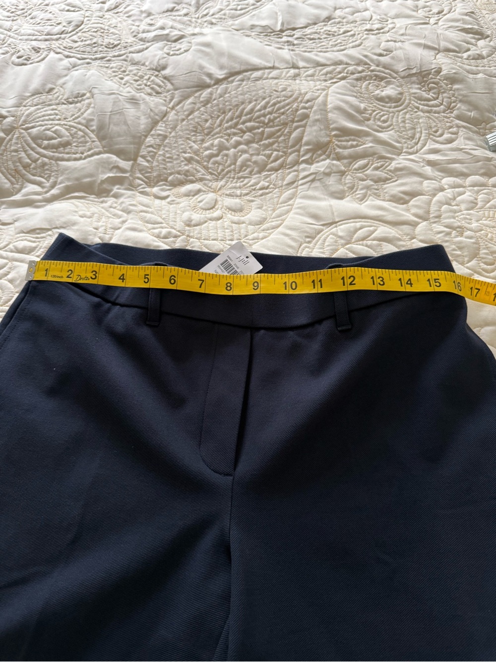 J.Jill Knit Classic Navy Cargo Ankle Pants NWT - Picture 5 of 6